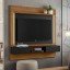 Painel de Tv 58" com Led Freijo/Preto